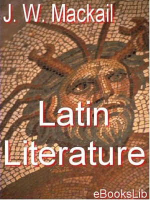 cover image of Latin Literature